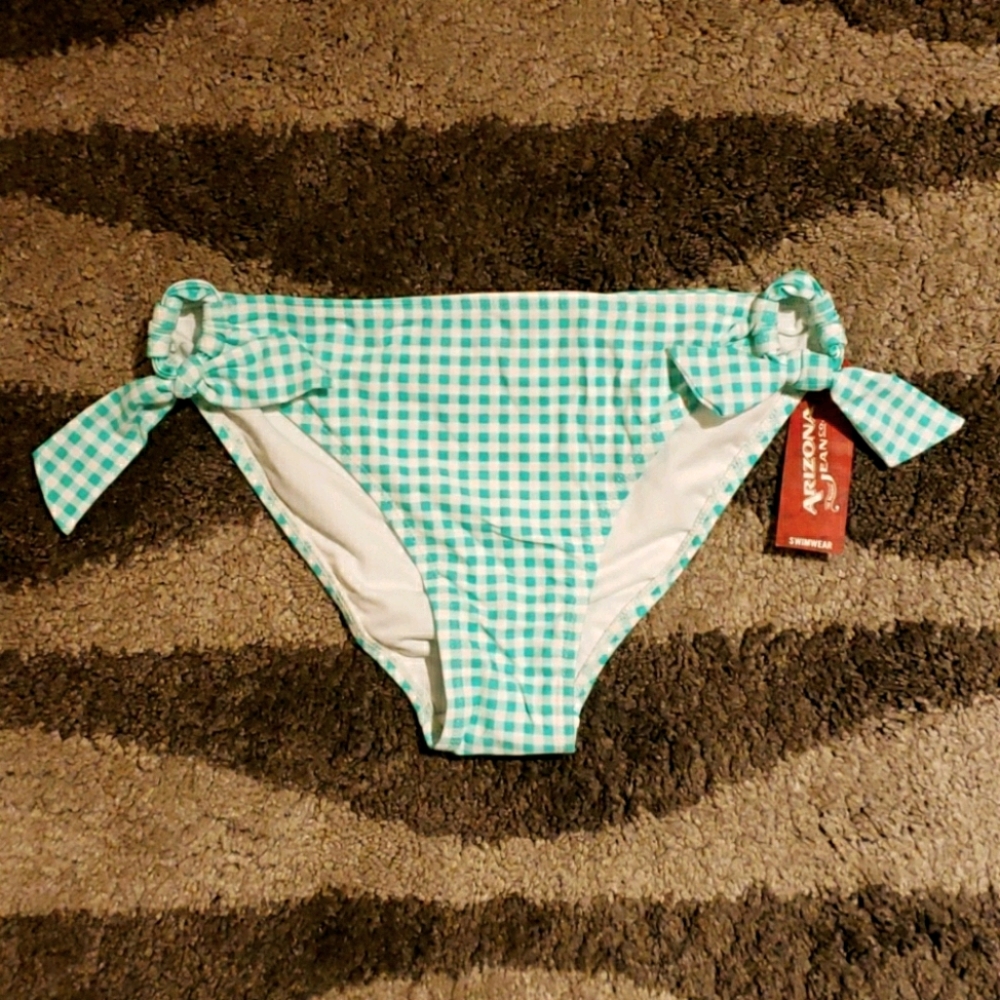 Vintage Style Gingham Bikini Bottom